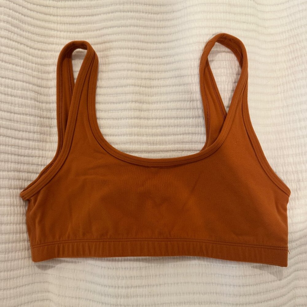 TnAction TNABUTTER™ MINI BRA TOP ORANGE Small